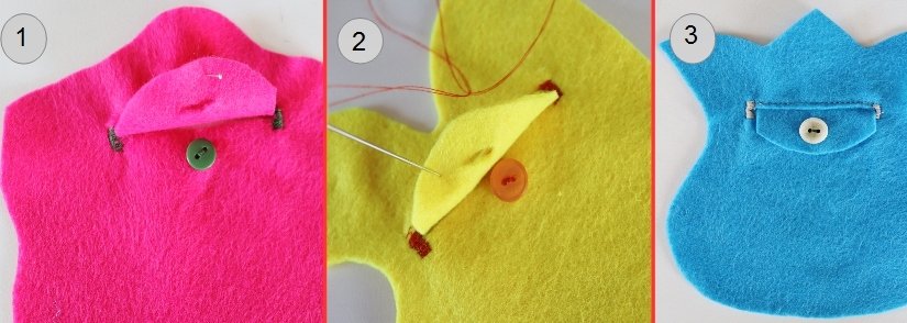 Blog-Inhaltsbild für 'Nähe einen süßen Frühlingsgruß: Tulpen, Hühner und Blüten mit Guckloch. Das perfekte Mitbringsel für liebe Freunde!'